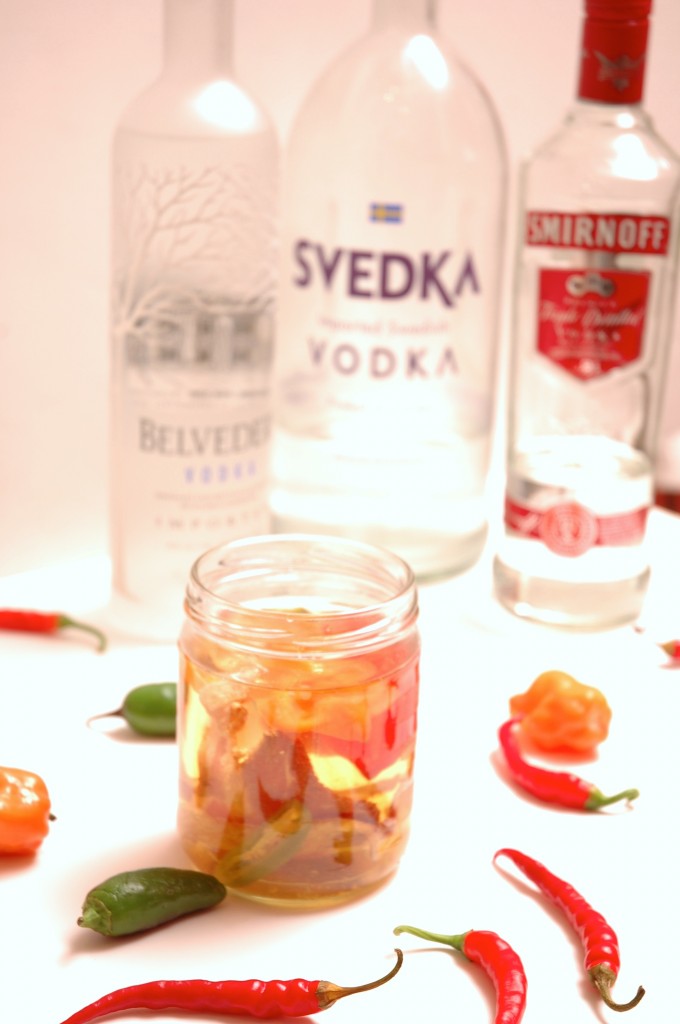 Habanero Infused Vodka - start this now so it is perfect for you cocktails this weekend!