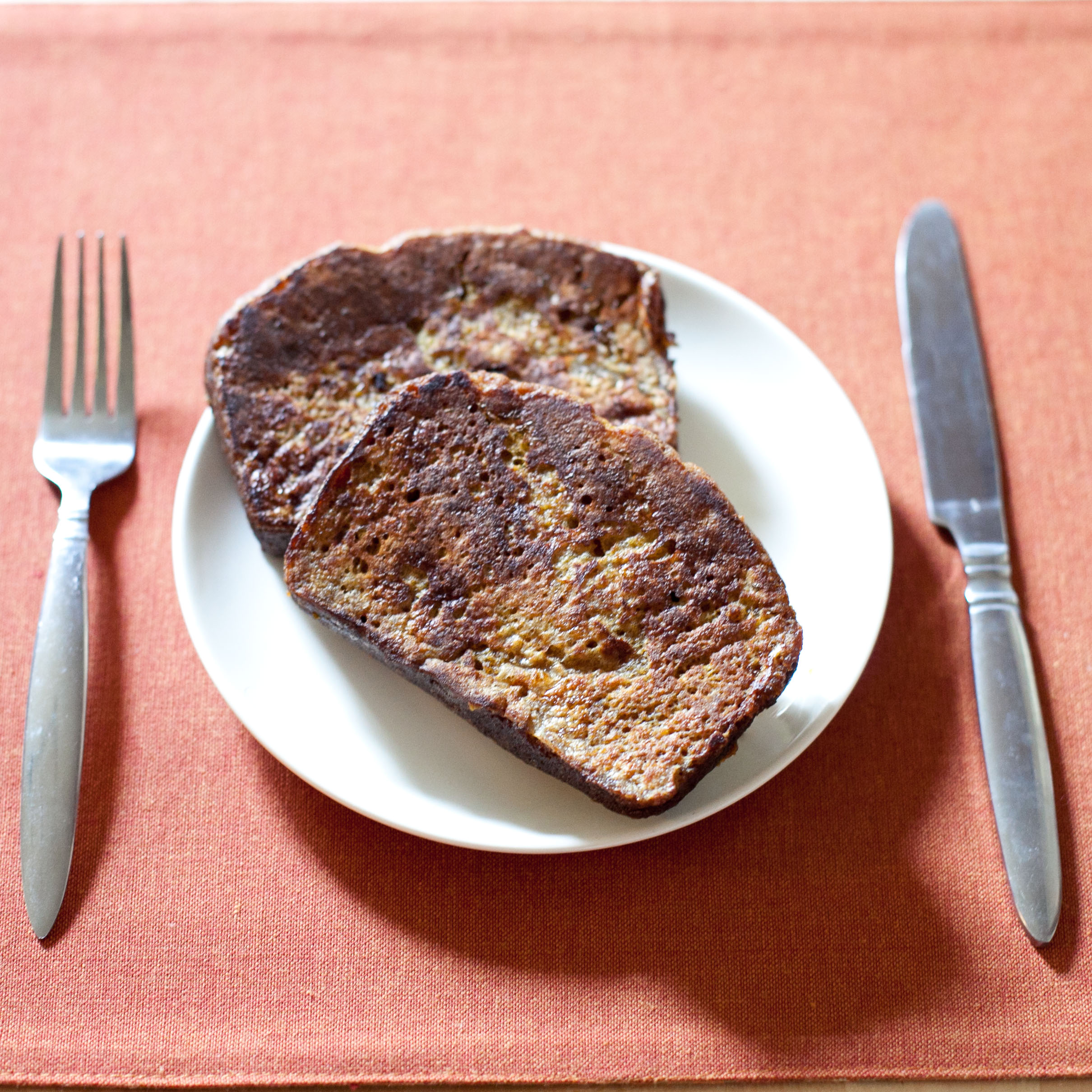 plate of breakfast french toast