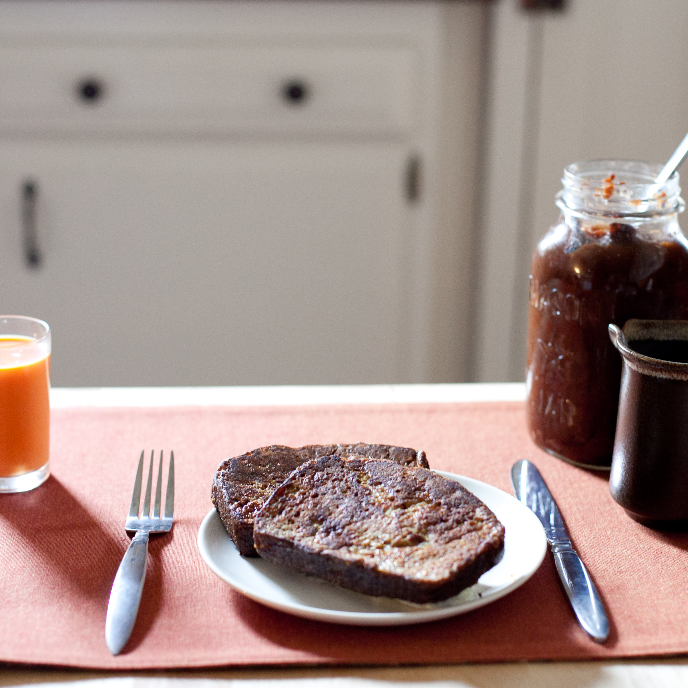 pumpkin french toast breakfast