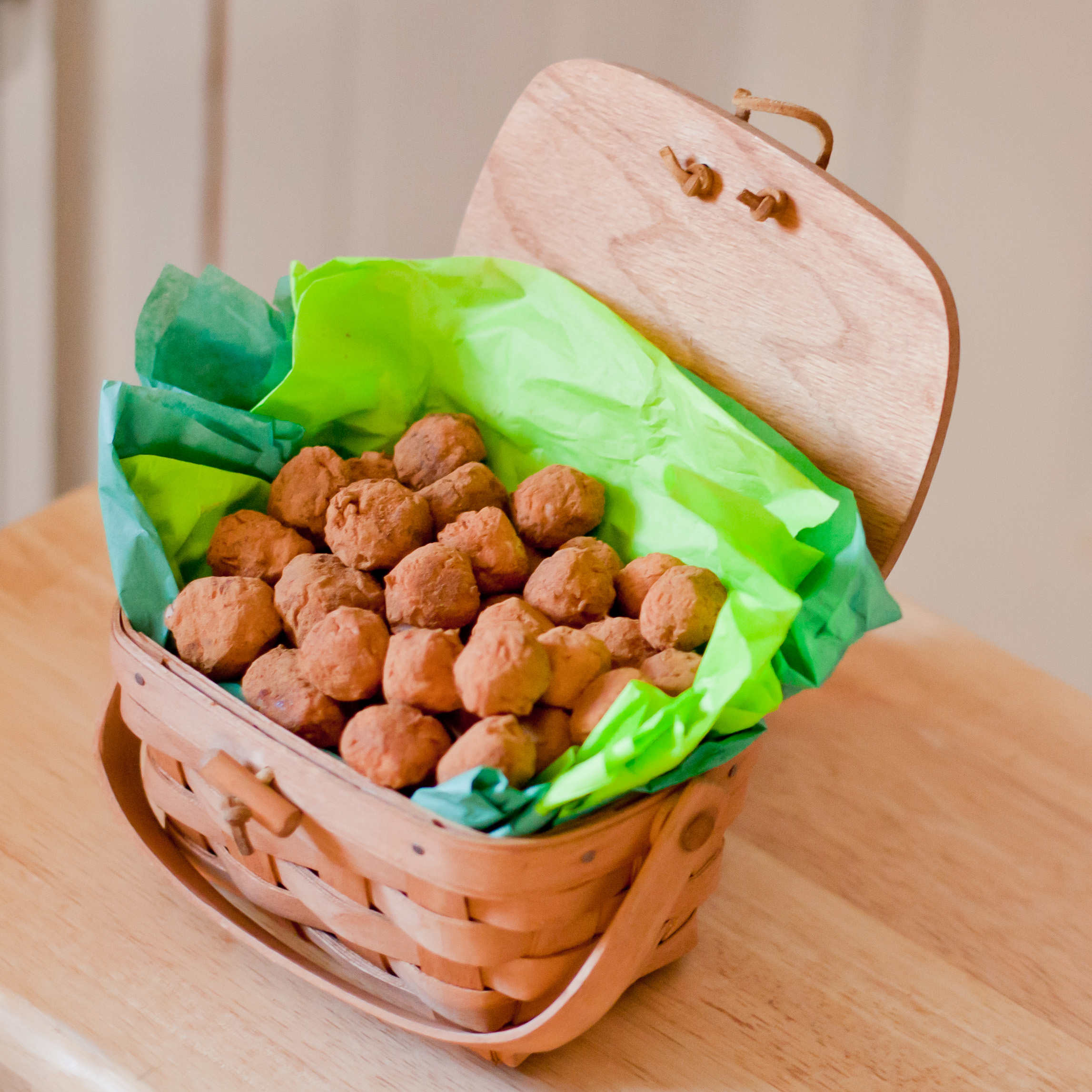 fresh picked irish potatoes