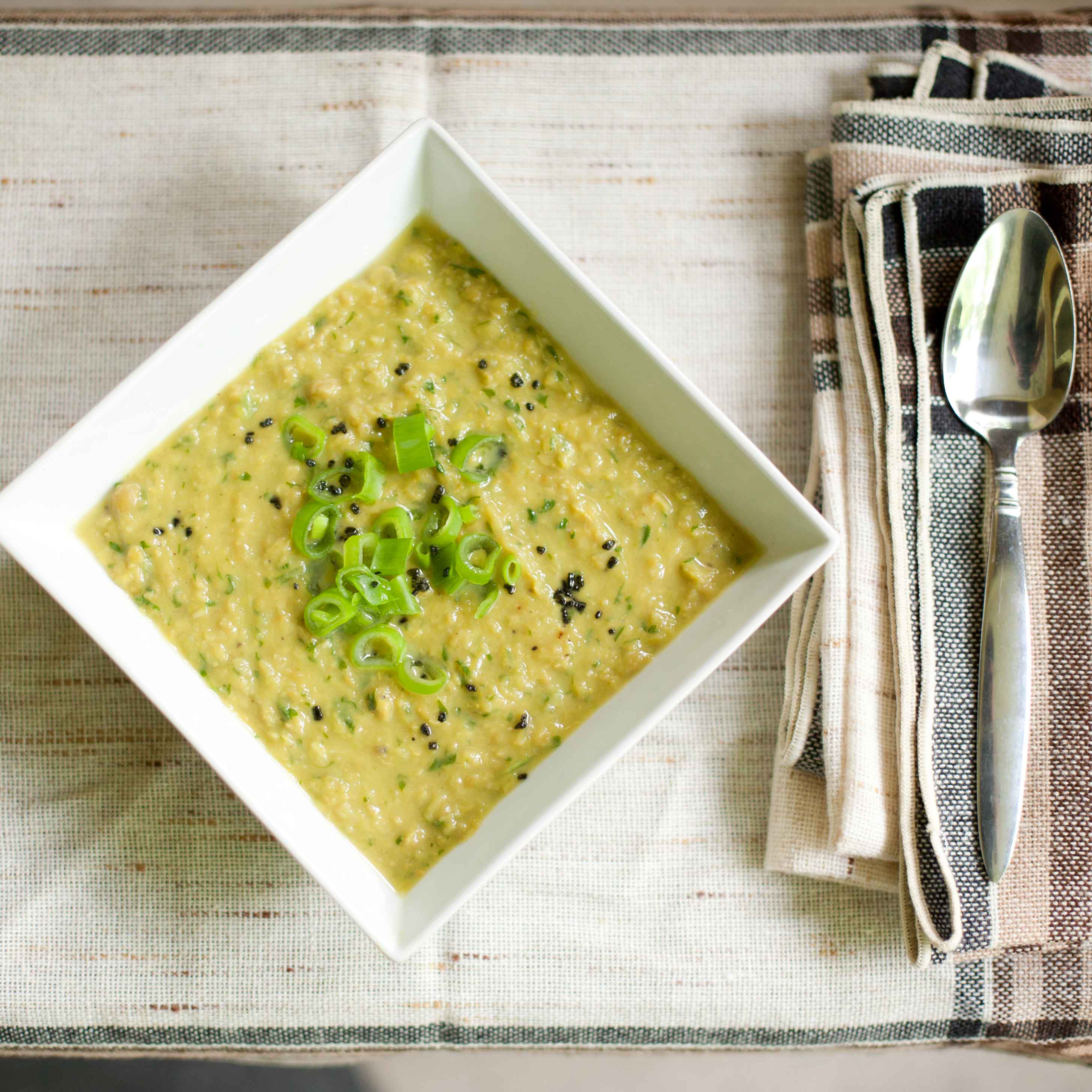 Spring Onion Pea Soup