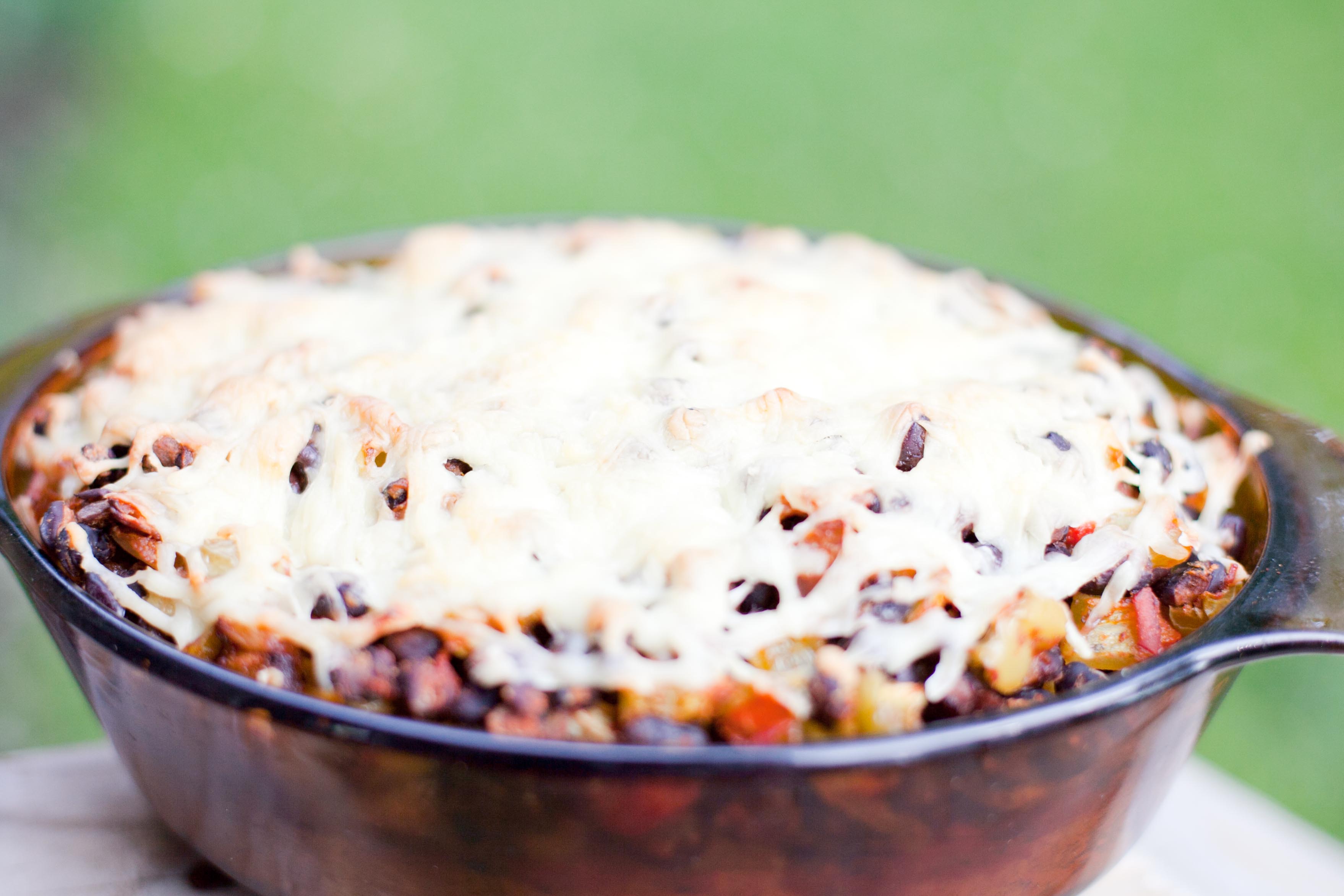 spicy black bean casserole
