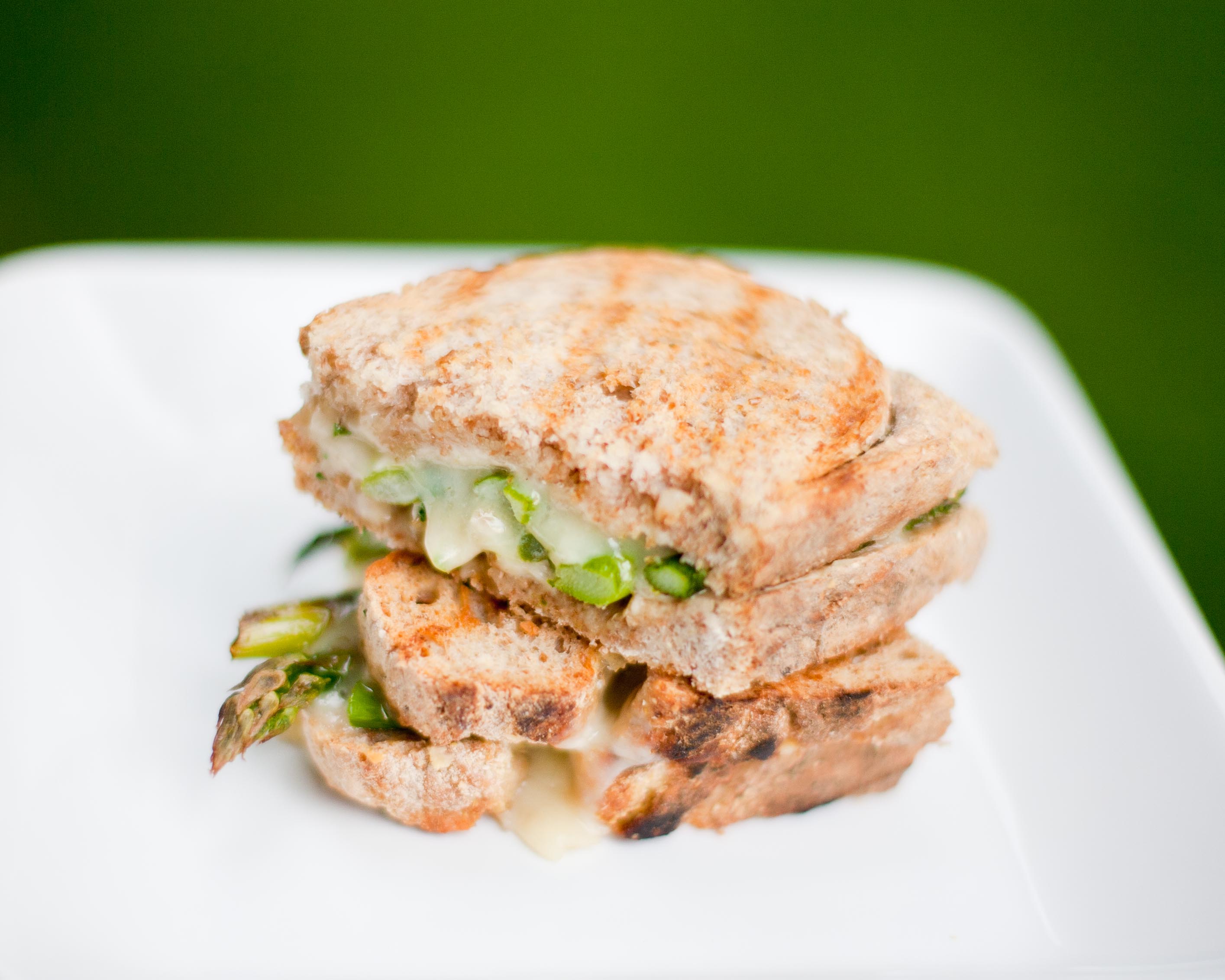 grilled cheese asparagus sandwich