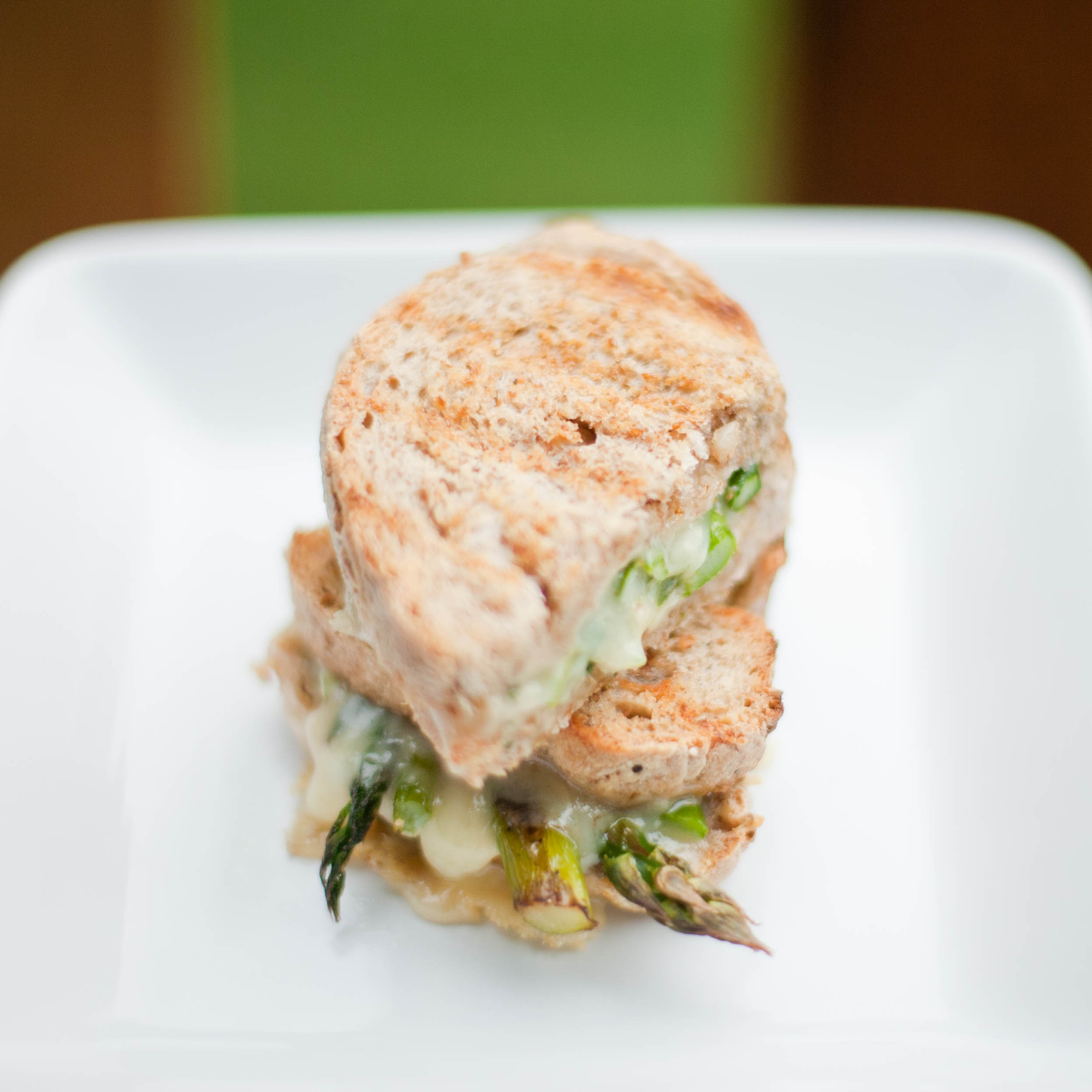 top grilled cheese asparagus