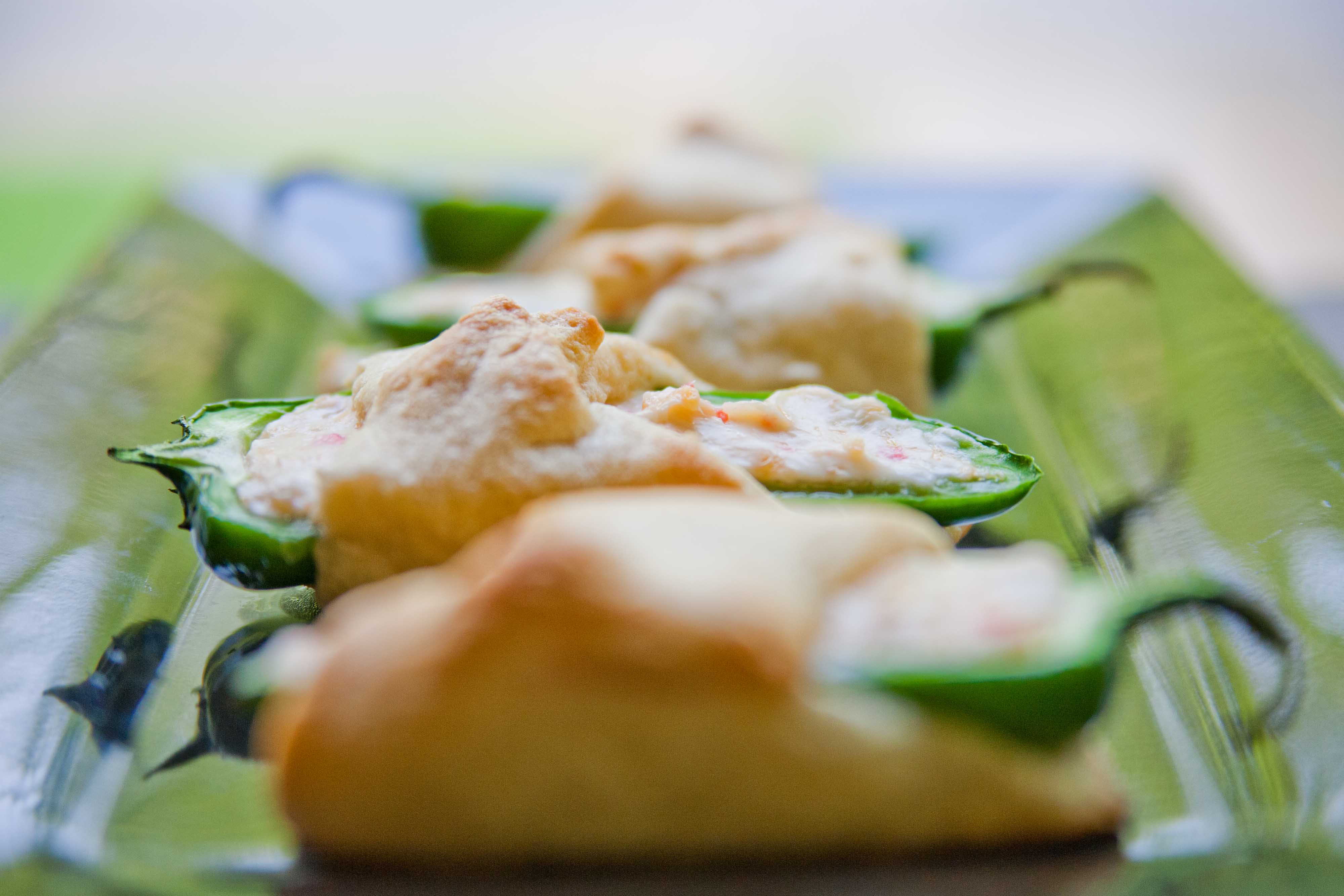 beautiful Jalapeno Poppers in a Blanket