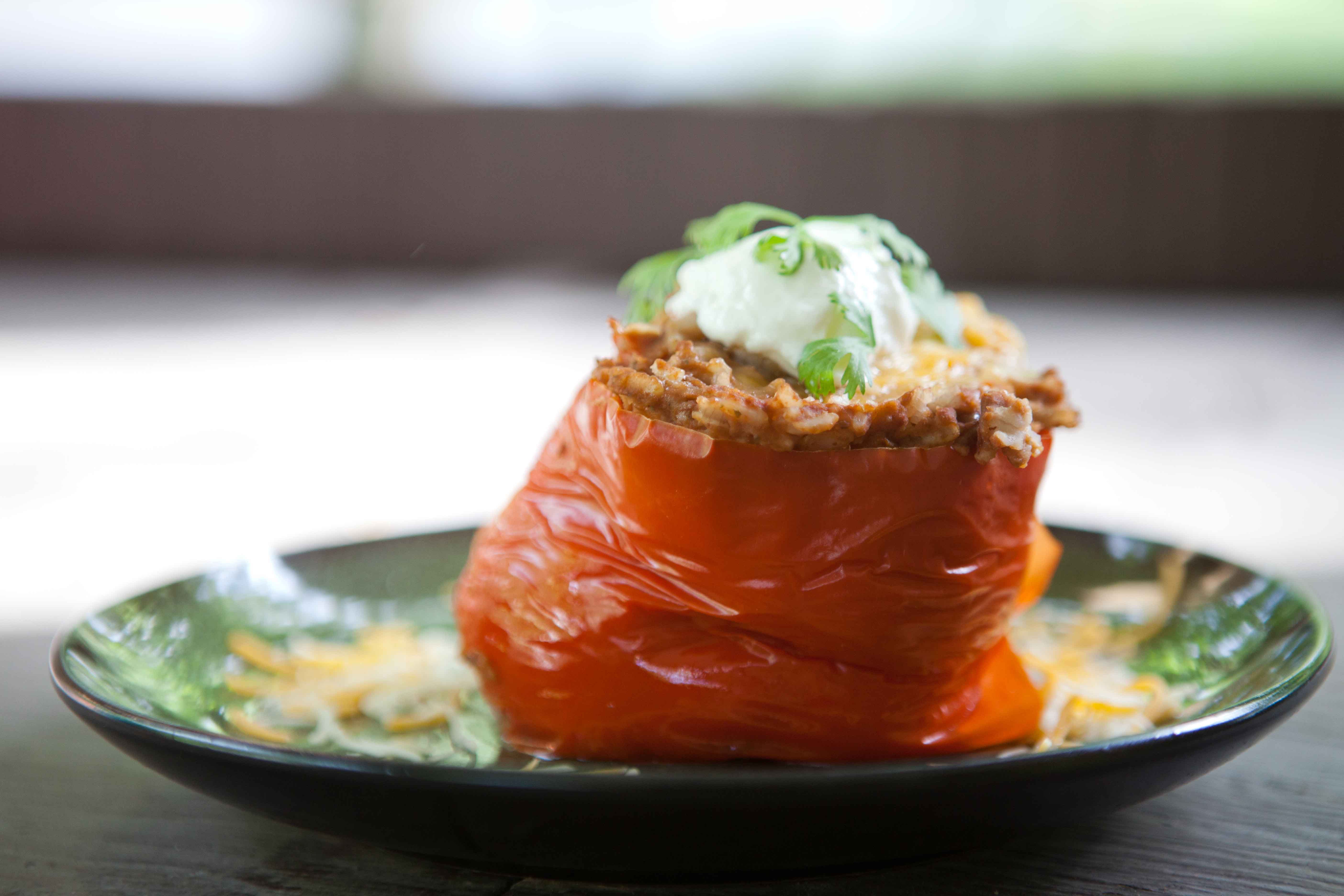mexican stuffed pepper side
