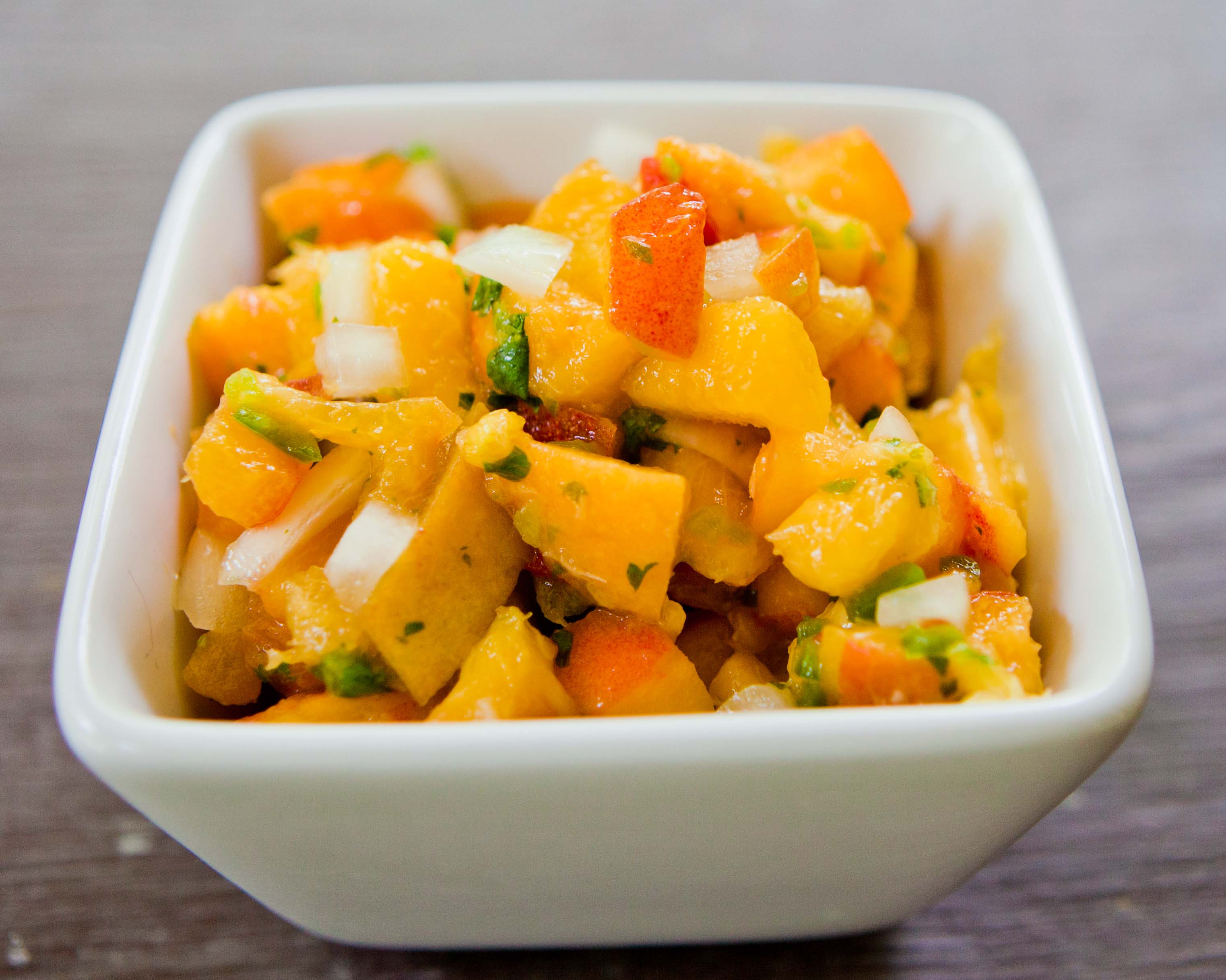 peach salsa