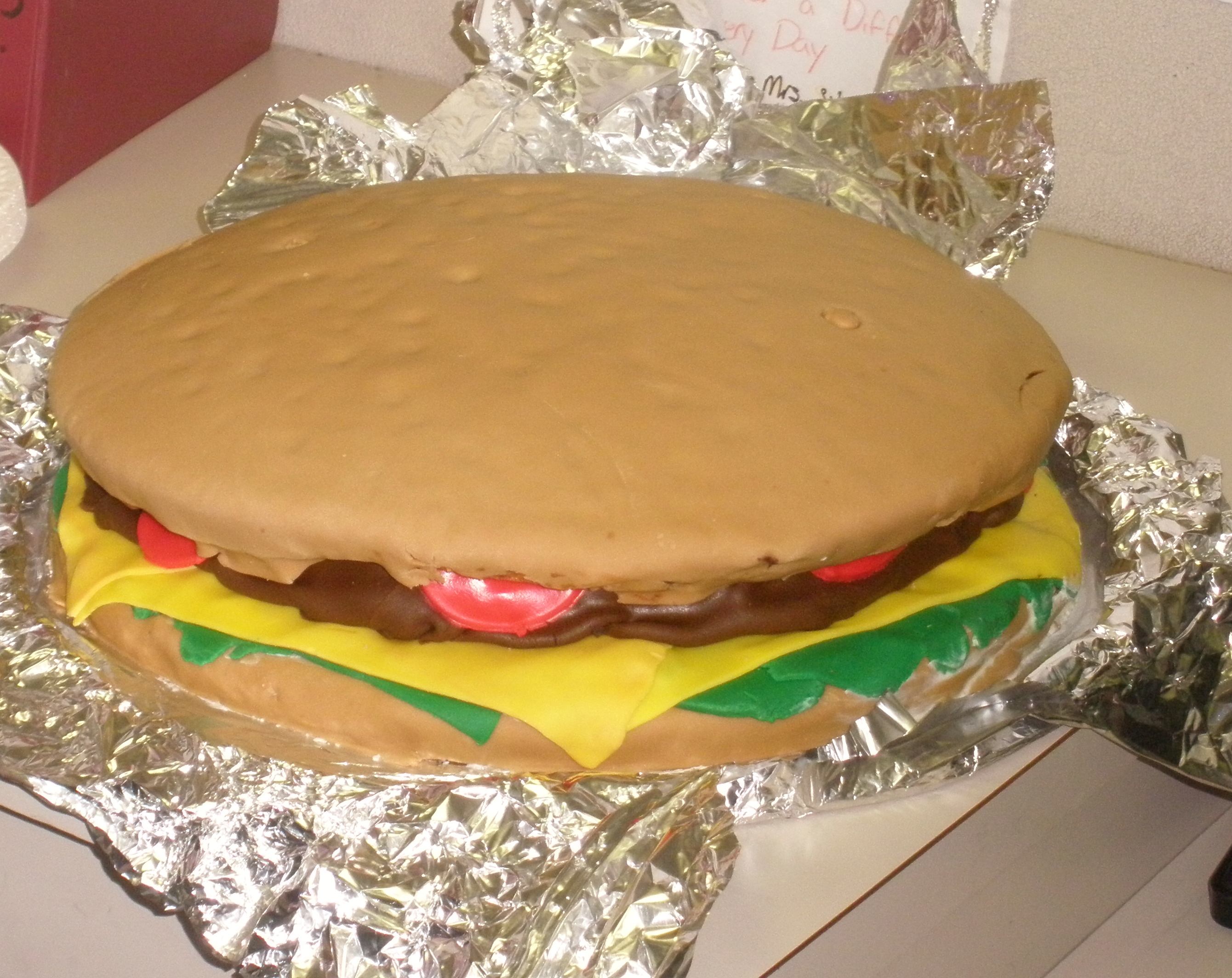 hamburger cake
