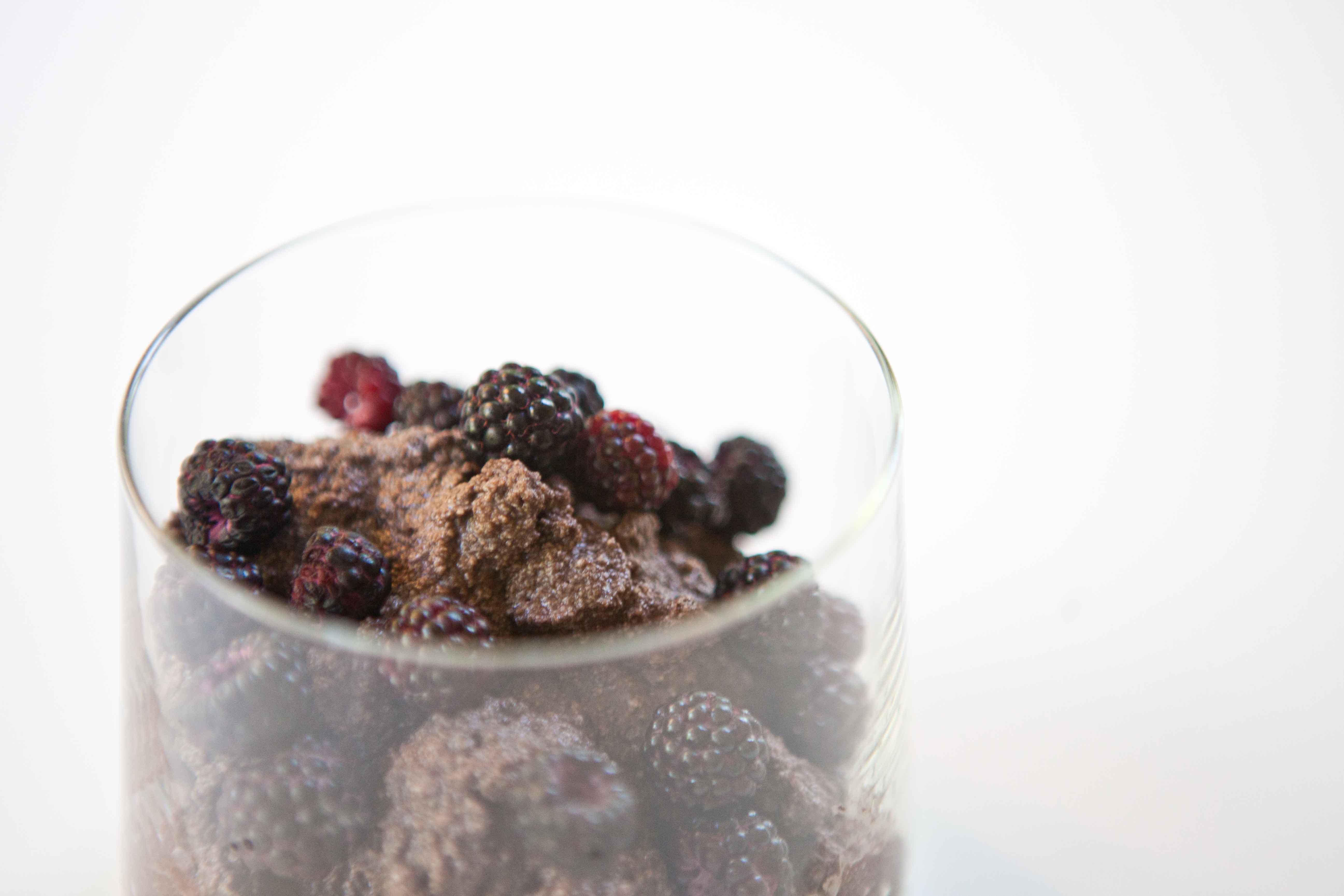 healthy chocolate dessert