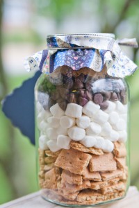 s'mores bar in a jar gift