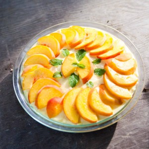 top peaches and cream pie