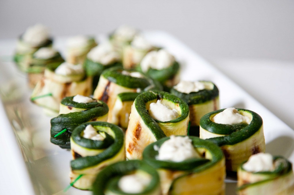 zucchini cheese roll-ups