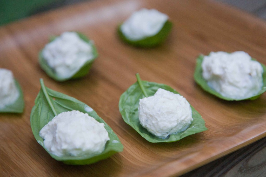 Basil Wrapped Goat Cheese Hunger Games