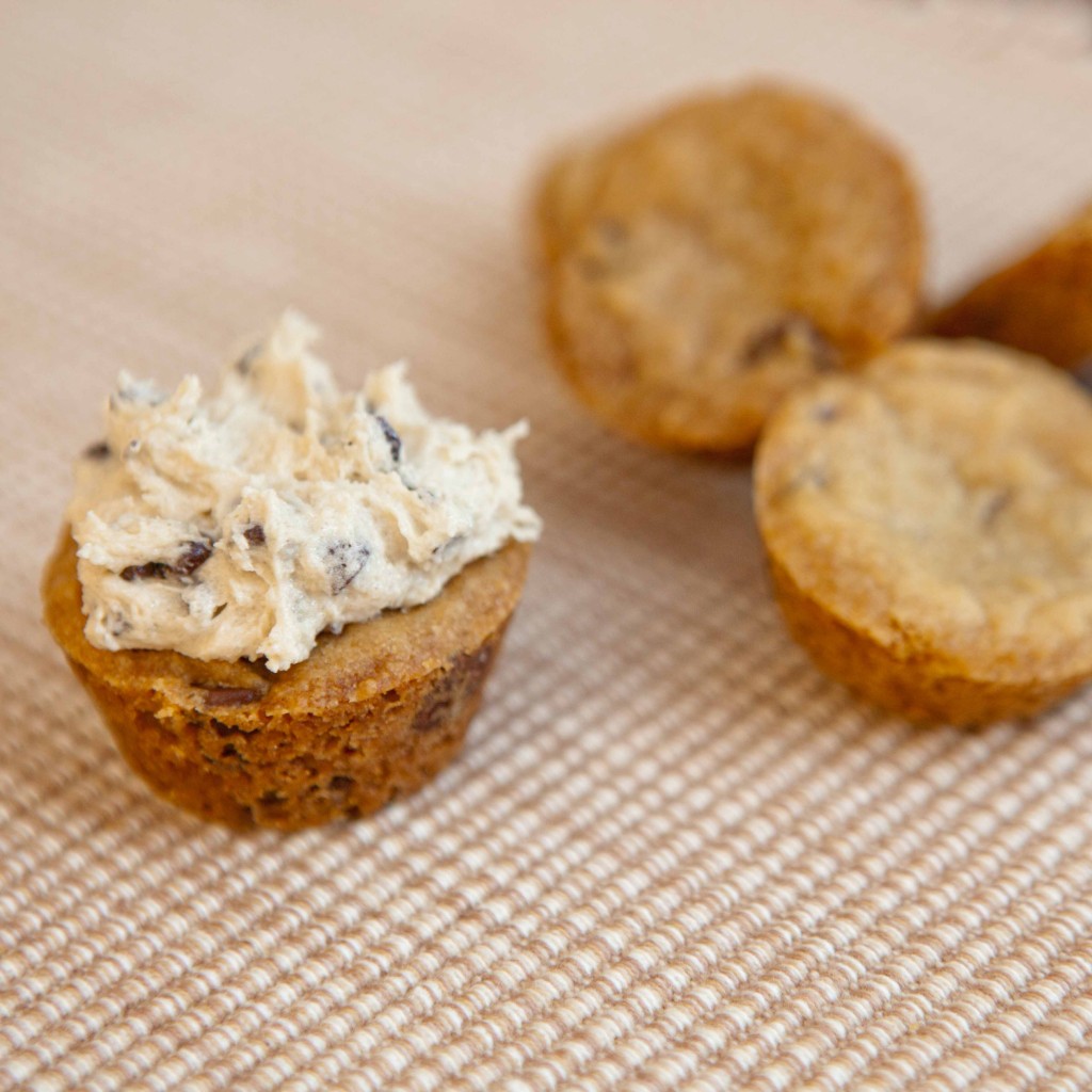 Double Chocolate Chip Cookie Dough Cupcake Bite