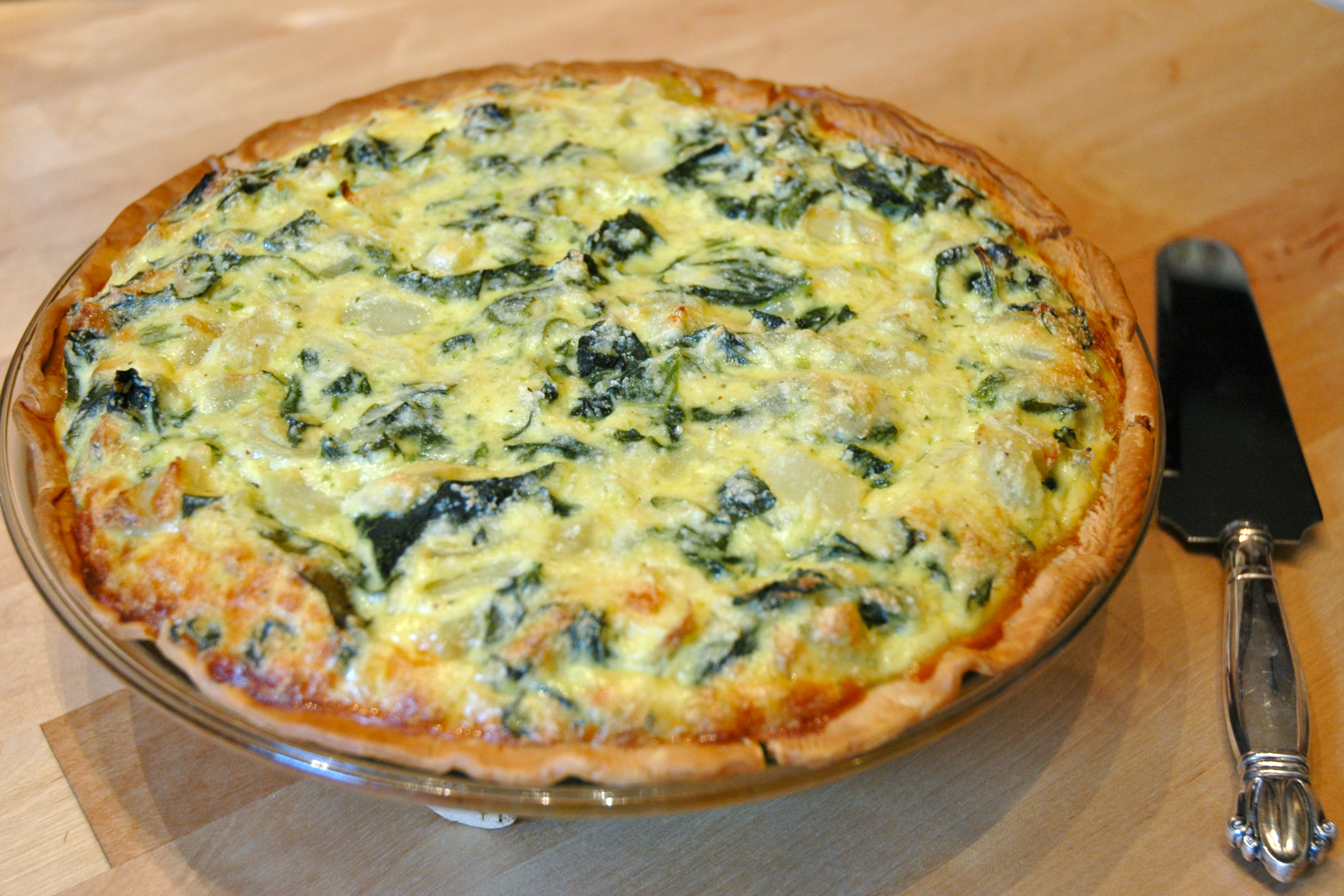 ricotta spinach pie Teacher Chef