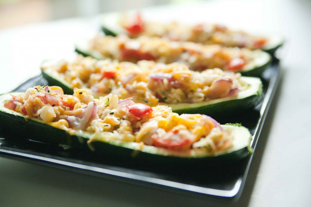 Stuffed Zucchini Boats