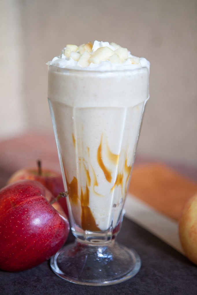  Caramel and Whipped Cream Apple Shake