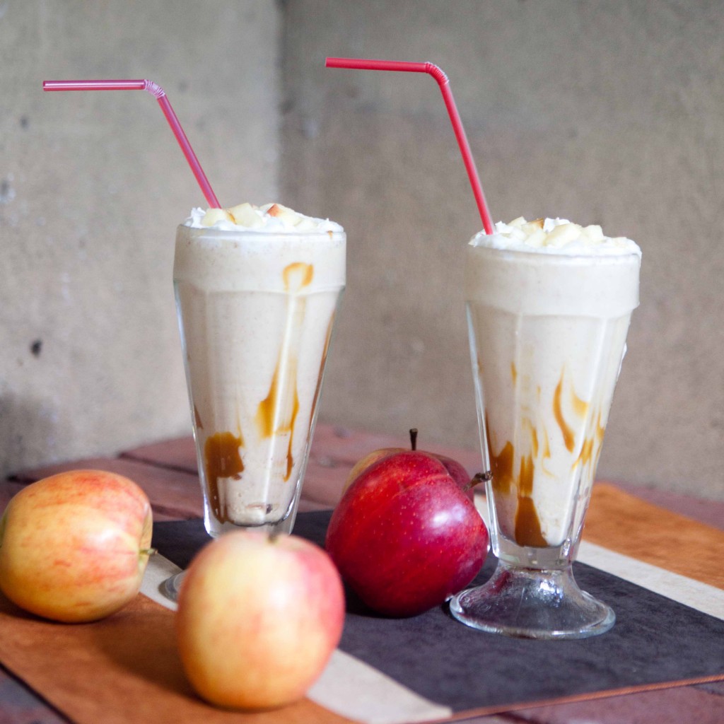 Fall Caramel Apple Shakes